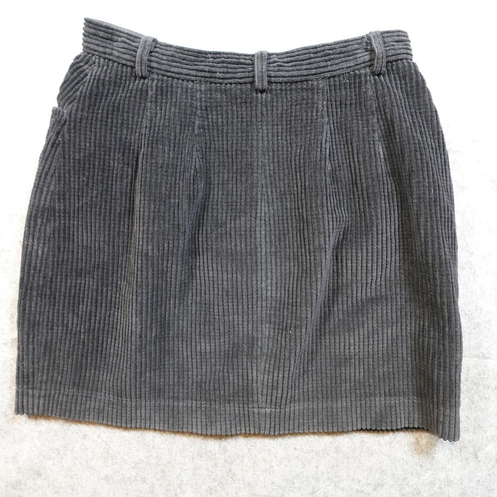 Kenzo Paris Skirt Womens Small EU40 Black Corduroy Mini - Picture 5 of 9